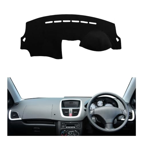 Tapis de tableau de bord Peugeot 207 pour un confort de route estival