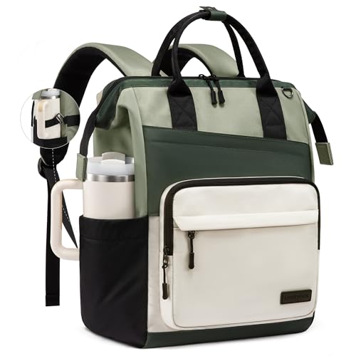 LOVEVOOK Laptop Backpack for Women, 15.6 Inch Travel Backpack for Work College Business, Water...