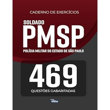Capa do livro Caderno de Exercícios - Polícia Militar de São Paulo