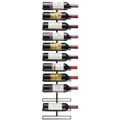 Sorbus Wall Mounted Wine Rack, Metal Bottle Rack (12 Bottle, 1 Pack) - image 1