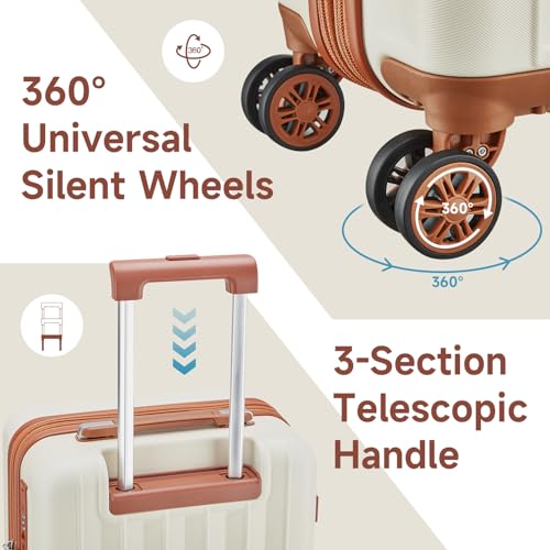 Imiomo TR007-SET Luggage Sets 4 Piece Expandable Suitcase Set,Hardside Carry thumb #4