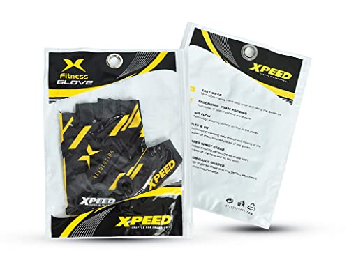 Image of Xpeed Air Vent Gloves | Workout Gloves with Wrist Support | Comfortable Padding and Finger Protection for Home and Gym Gloves Set for Men & Women