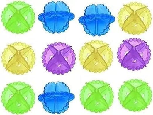 M2 ENTERPRISE (Pack of 8) Silicon Washing Machine Cloth Wash Brush Ball | Wash Without Detergent, Soft Fabric Washer Helper Cleaning Ball (Multi Color) (B0DC9YFK6L) Amazon Price History, Amazon Price Tracker