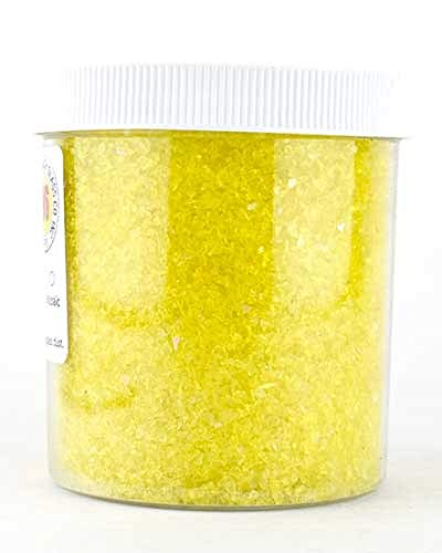 Medium Glass Yellow Transparent Frit - Wissmach COE 96 1 lb