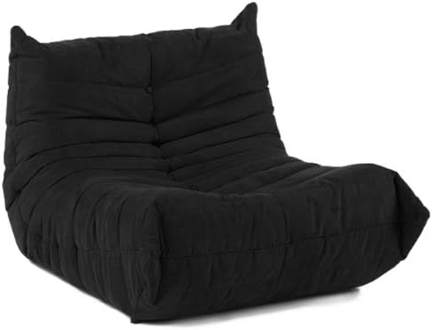 Ligne Roset Style Togo Downlow Chair - Black