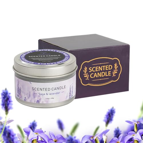 Candela da meditazione con energia – Candela profumata in cera di soia bianca per manifestazione | Candela di cera detergente spirituale per casa, area di lavoro, camera da letto, sala yoga