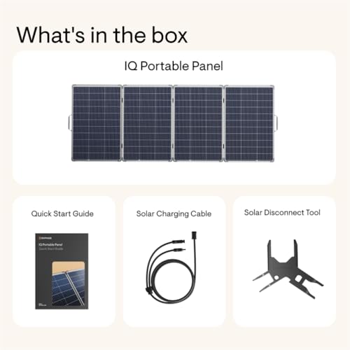Image of Enphase IQ PowerPack 1500Wh Solar Generator Kit | 400W Panel + IQ Cart | Home Backup Power | LFP Battery | UL 9540A Certified | IQ8 Microinverter Technology | Charge in ~4 Hours
