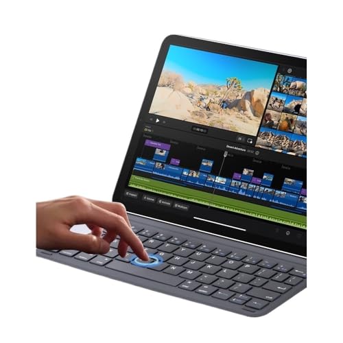 Funda de cuero premium con teclado magnético para iPad Pro 12.9 universal 4