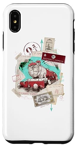 Coque Hogwarts Express iPhone XS MAX coque rigide Harry Potter ticket