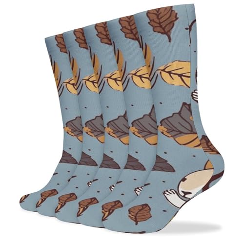 Chaussettes de Noël écureuil pour cocooning au coin du feu homme et femme