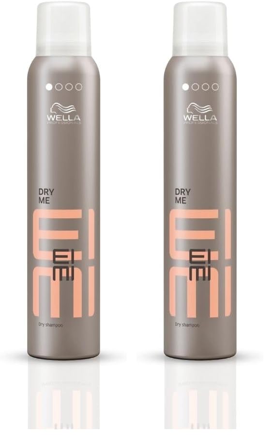 Image of Wella Professionals EIMI Dry Me Dry Shampoo | 180 ml | Refreshing Hair Cleanser for Greasy Hair & Oily Scalp | Volumizing With Matte Texture (Pack of 2)