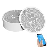 BCHKO 25 Pezzi Tag NFC Programmabili Adesivi NFC Sticker 144 Byte Chip Compatibili con Tutti i Dispositivi e Smartphone NFC