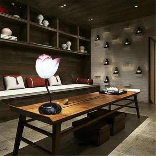 Lampe de table style chinois salon de thé étude art lumière décorative - 3