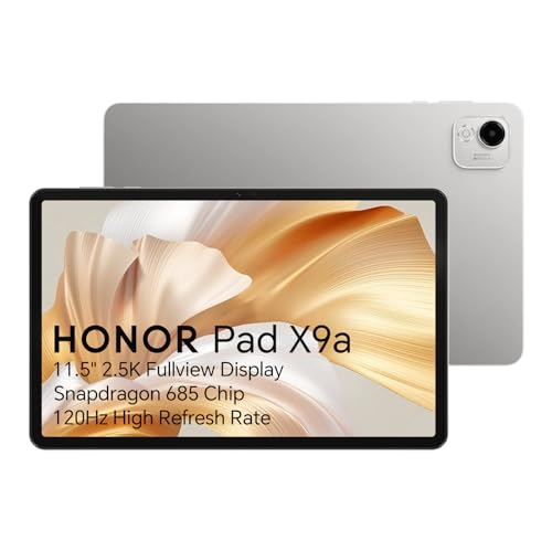 HONOR Pad X9a Tablet 6+128GB 11.5 2.5K Fullview Display Tablet Snapdragon 685 8300mAh Battery 120Hz High Refresh Rate Android Tablet Four Speakers Sleek Metal Design