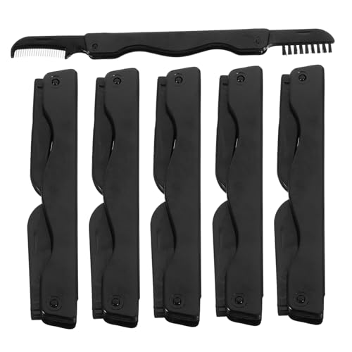 Ipetboom Eyebrow Brush Comb Set 6pcs Makeup Tool Lash Brush for Perfect Brows Gentle Bristles