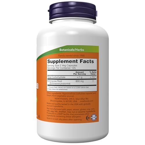Now Foods 4662 Now Supplements, Echinacea (Purpurea Root) 400 Mg thumb #1