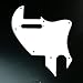Custom Guitar Pickguard for Tele F Hole Convertion ,3ply White