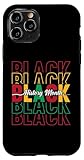custodia per iphone 11 pro black history month stacked pride donne uomini bambini melanina