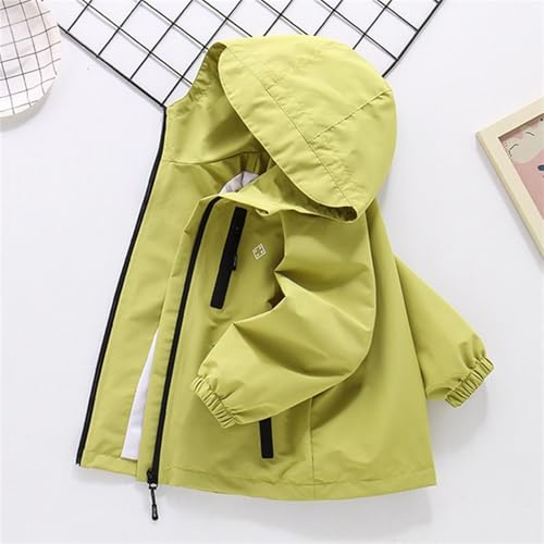Teen Boys Girls Waterproof Raincoat Jacket Lightweight Spring Fall Outdoor Windbreaker Hooded Zip Warm Casual Packable3