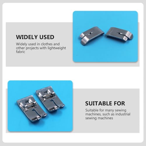 3 Pcs Multi-Purpose Metal Presser Feet para Máquinas de Coser miniatura 3