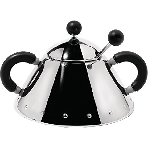 Alessi Zuckerdose mit Löffel aus Edelstahl Cover