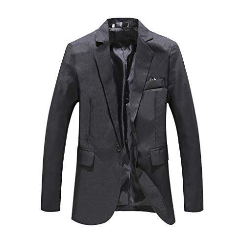 Men's One Button Sport Coat Classic Blazer Suit Jacket Slim Fit Lightweight Jacket Tailored Blazer Sport Coat3