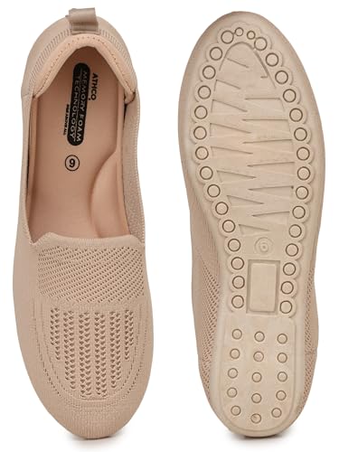 Image of ATHCO Womens Angel Walking Shoes for Women | Memory Foam Slip-On | Soft Sole Lightweight Casual Shoes