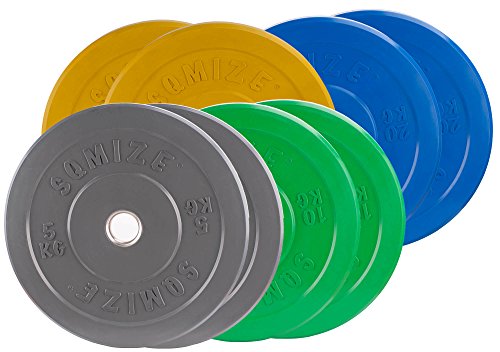 Bumper Plate Set SQMIZE® CBP100 Training - 100 kg