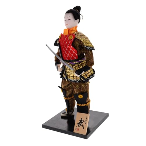 Toddmomy Poupée Samurai Ninja Décoration Intérieure Japonaise Figurine Artisanale Collection...
