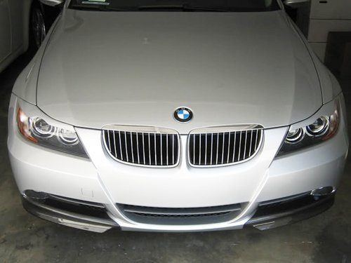 Autopartstw Compatible With 2006-2012 3-Series E90 Sedan Headlight Eyelid Eyebrow Cover Trim Painted #TOP4