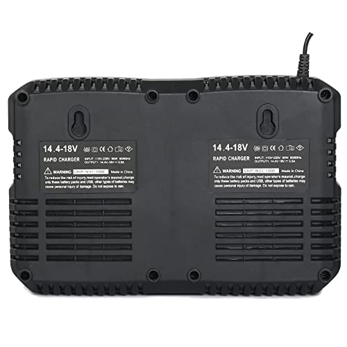 18V Dc18Rd Dual Ports Battery Charger With 4 Feet Long Cable, Compatible For Makita 14.4V-18V Lxt Lithium-Ion Battery, Replaces Dc18Rd Dual Charger #TOP1