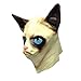 Off the Wall Toys Creepy Cat Mask - Funny Animal Masks for Adults - Transform into Grumpy Cat Halloween Costume Accessory