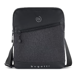 Bugatti Universum Borsello Uomo Tracolla XS Nero