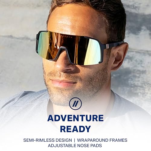 Image of Blenders Eyewear Expose - Polarized Sunglasses - Lightweight High-Performance Frame, Adjustable Nose Pads - 100% UV Protection - For Men & Women - Fortunate Gina
