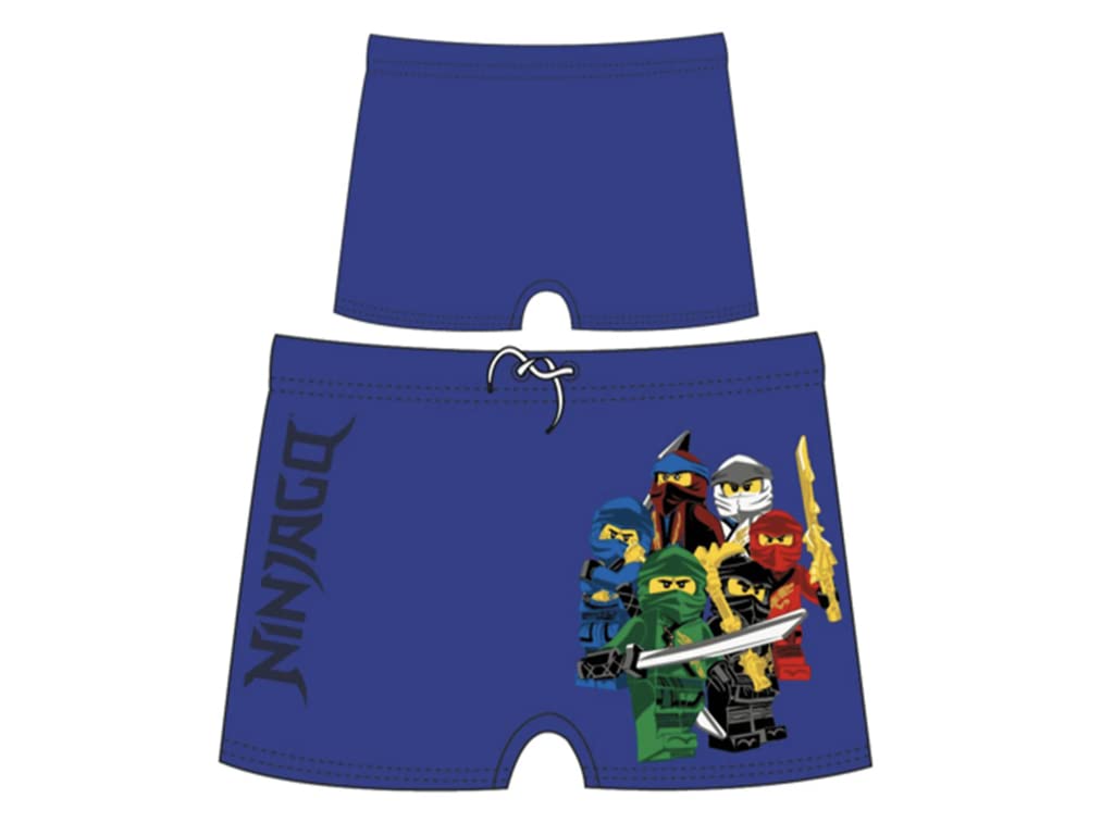 LEGO Ninjago Costume da bagno boxer con elastico in vita e coulisse blu