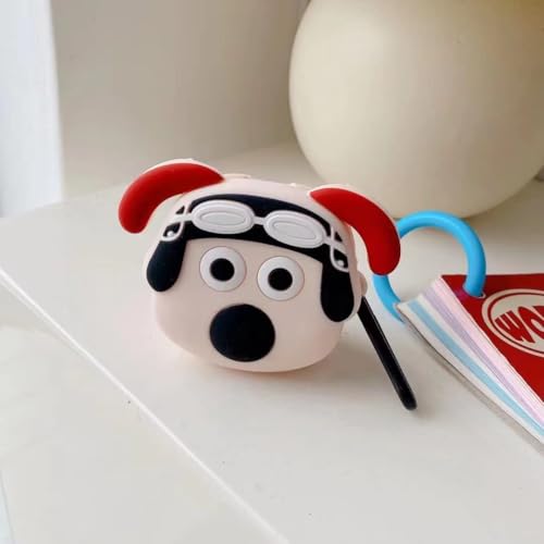 Image of Valente Silicone Case Cover for Samsung Galaxy Buds FE (2023), Buds 2 Pro (2022), Buds 2 (2021), Buds Pro (2021), and Buds Live (2020) (Gormit Dog)