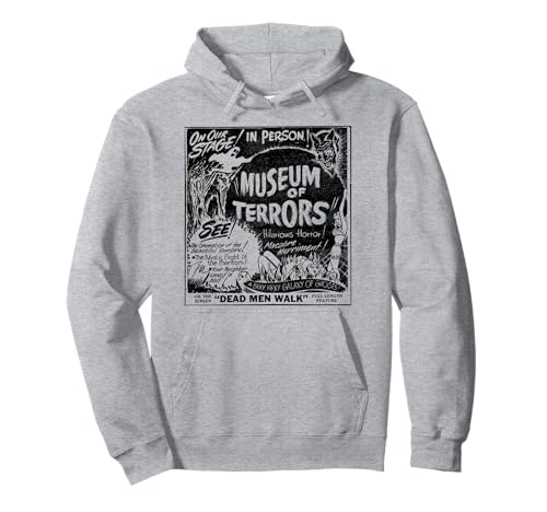 Musée des terreurs du film d'horreur Vintage Halloween Slasher Sweat à Capuche
