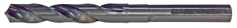 Cle-Line C20686 Silver and Deming Reduced Shank Drill, High Speed Steel, Steam Oxide Finish, Reduced Flatted Shank, 118-Degree Radial Point, 3/4" Drill Diameter