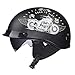 YHNMK Elmetti da Moto Vintage Retro Casco Dot Approvuta Approvuta Approva Approva Hard Hard Had Moto con Visiera Solare per Uomini e Donne Mofa Crash Broped Scooter Bobber Cruiser Chopper Biker Cap R