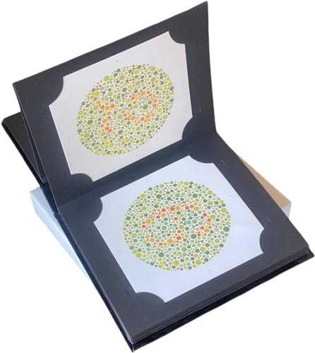 Image of ISHIHARA Color Vision Test Book with 24 Plate with User Manual Occluder