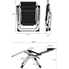 Adjustable Steel Mesh Folding Lawn Lounge Chairs, Zero Gravity Recliner Deck Chair