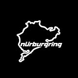 CHSLO Autocollant De Voiture 3D Racing Course Sur Route Nürburgring Autocollants Et Décalcomanies Drôles Autocollant En Vinyle Sur Le Style De La Voiture