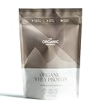The Organic Protein Co. – Madagascan Vanilla Organic Whey Protein Powder | No Additives, Undenatured, Bioactive, UPF Free, No Emulsifiers, Primarily Grass Fed, Vegetarian, Gluten Free – 400g