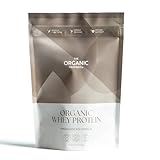 The Organic Protein Co. – Madagascan Vanilla Organic Whey Protein Powder | No Additives, Undenatured, Bioactive, UPF Free, No Emulsifiers, Primarily Grass Fed, Vegetarian, Gluten Free – 400g
