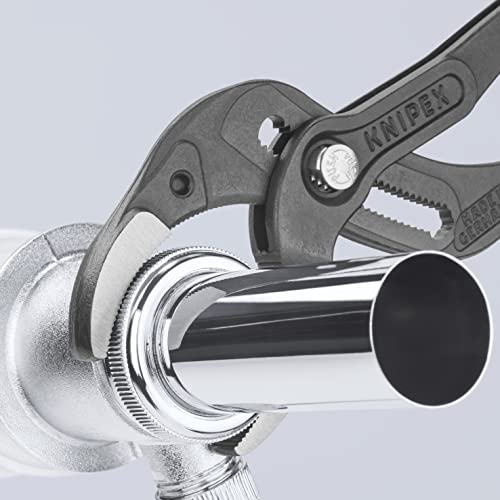 Miniatura 4 de Knipex Tenaza Para Tuberías Y Racores Con Cartulinas Autoservicio Mangos Plasticos Por Inmersión Antideslizantes 250, 81 01 250 Sb