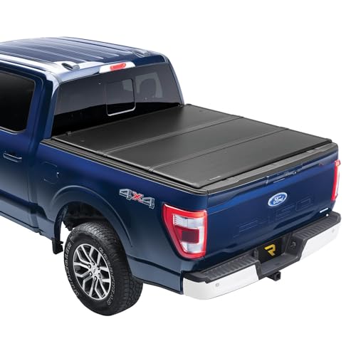 Image of RealTruck Undercover Triad Hard Folding Truck Bed Tonneau Cover | TR36010 | Fits 2020-2025 Jeep Gladiator 5' Bed (60 inch)