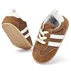 BACSAC Baby Shoes for Boys Girls Non Slip Low Top Infant Walking Shoes Breathable Comfort Toddler Walker Shoes Pull On Newborn Baby Sneakers 3 6 9 12 Months