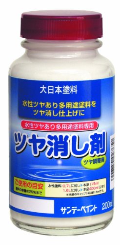 サンデーペイント 水性ツヤあり塗料専用ツヤ消し剤 200ml
