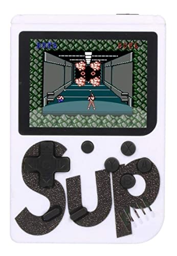 Vídeo Game Mini Portátil Sup 400 Jogos Retro Clássico Ligue Tv + Controle (Branco)