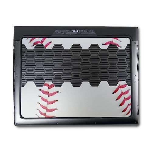 Image of MightySkins Skin Compatible with Alienware M18 R1 (2023) Full Wrap Kit - Baseball Closeup | Protective, Durable, and Unique Vinyl Decal wrap Cover | Easy to Apply & Change Styles | Made in The USA